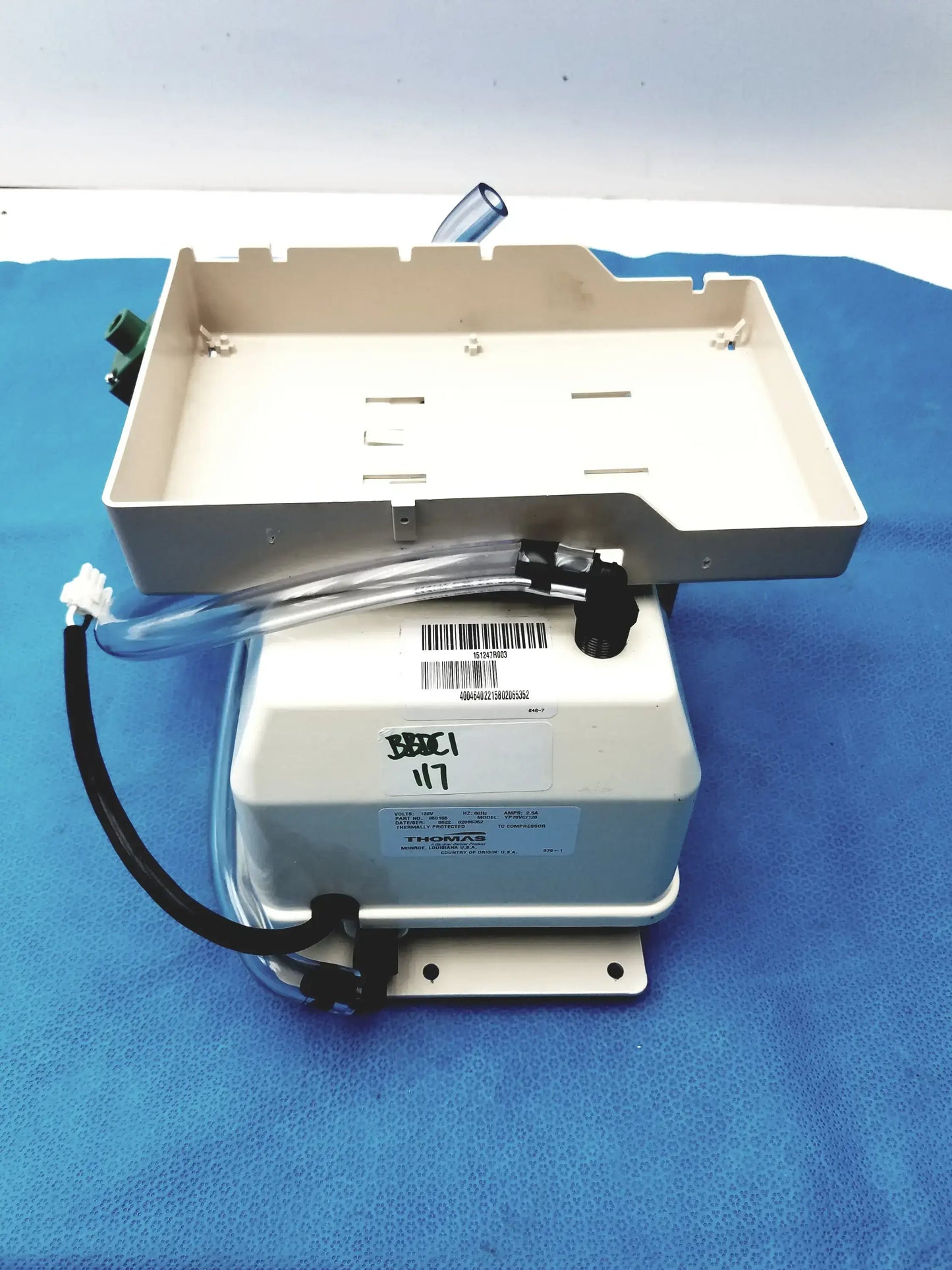 Thomas YP70VC/120 Oil-less Linear Diaphragm Compressor