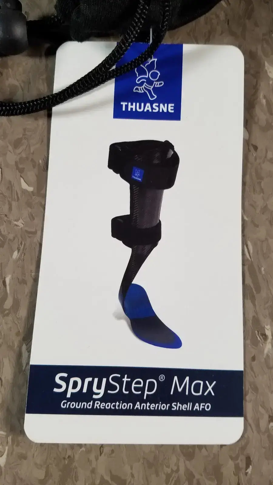 Thuasne SpryStep Carbon Fiber AFO Orthotic Right Foot Drop Brace Small - Ankle-Foot Orthosis (AFO)