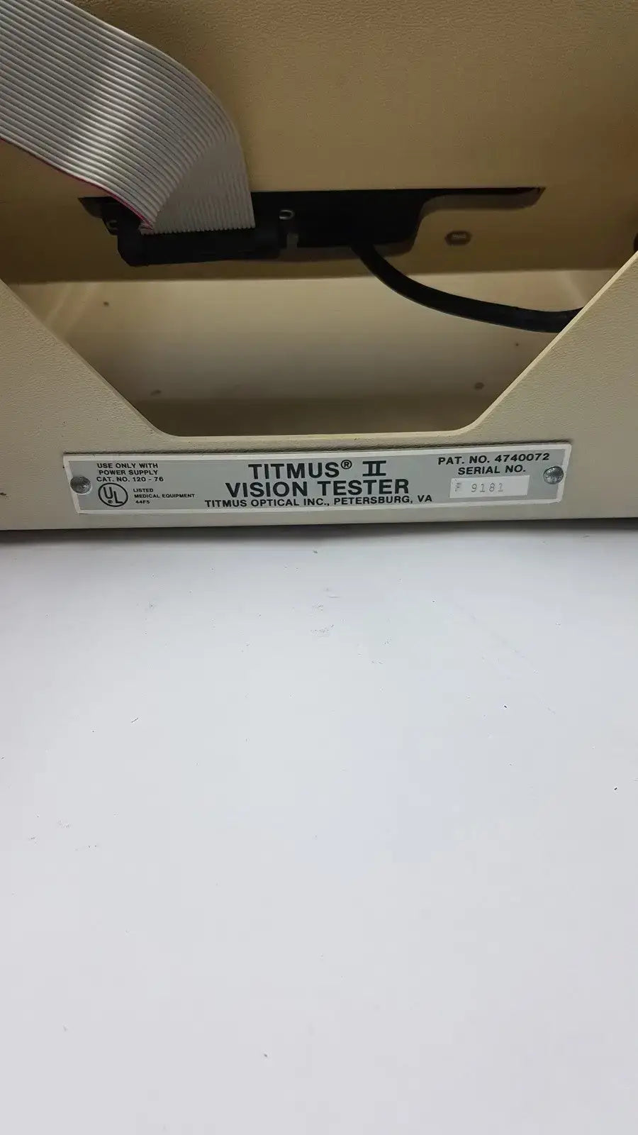 Titmus Optical II Vision Tester With Controller