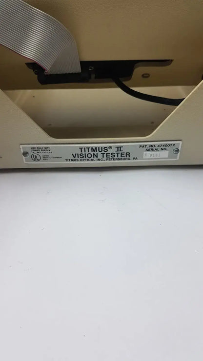 Titmus Optical II Vision Tester With Controller