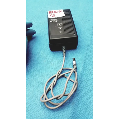 Topcon BC-27 Ni-MH Battery Charger 3-Pin Connector w/ Refresh Button