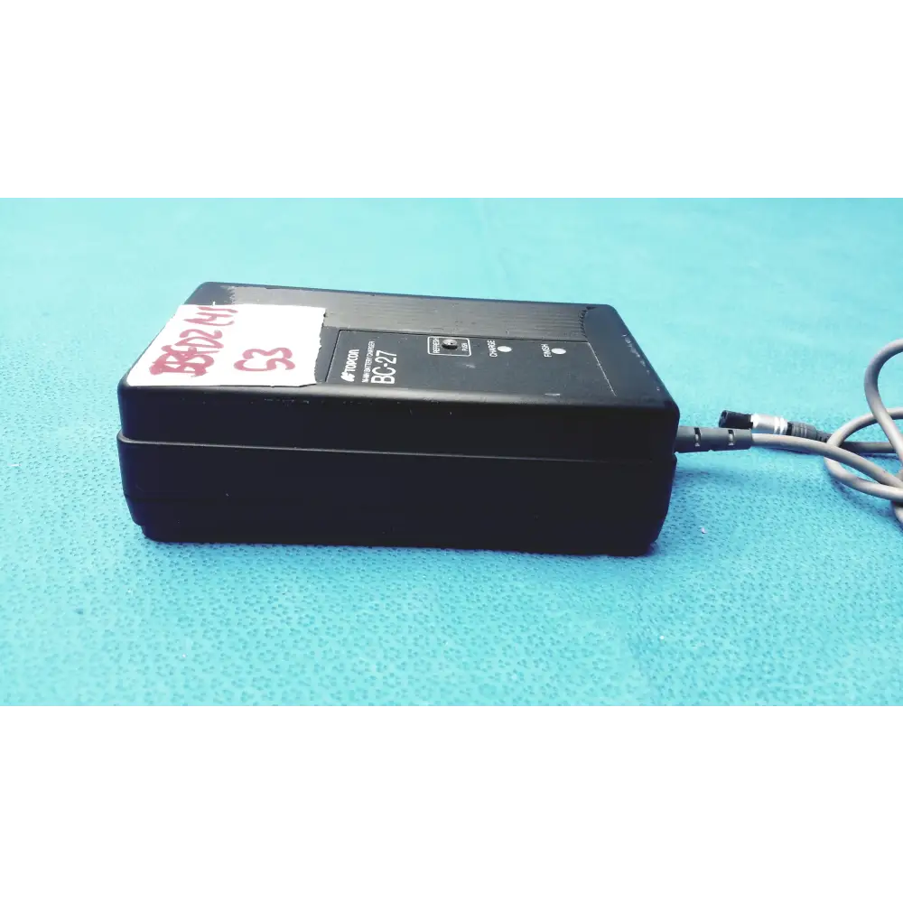 Topcon BC-27 Ni-MH Battery Charger 3-Pin Connector w/ Refresh Button