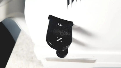 Black plastic gear shift knob with n and f markings on topcon trc-nw8 retinal camera used medical equipment for sale