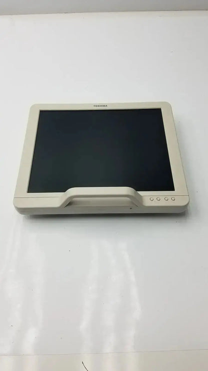 Beige toshiba ta500 medical lcd monitor bsm31-7130 with sleek rectangular design and integrated bottom handle