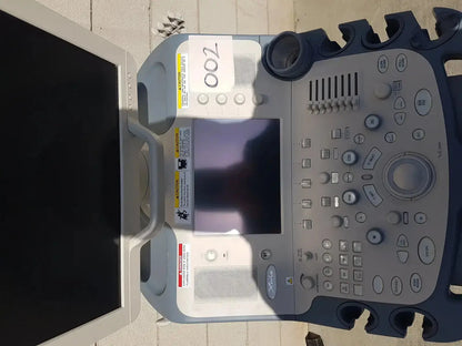 Toshiba xario xg ssa-660a diagnostic ultrasound machine in gray and black with touchscreen and monitor for diagnostic ultrasound