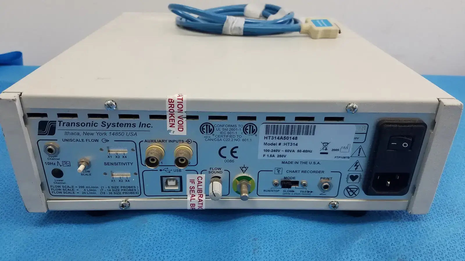 Transonic Systems HT314 Surgical Flow-QC Meter