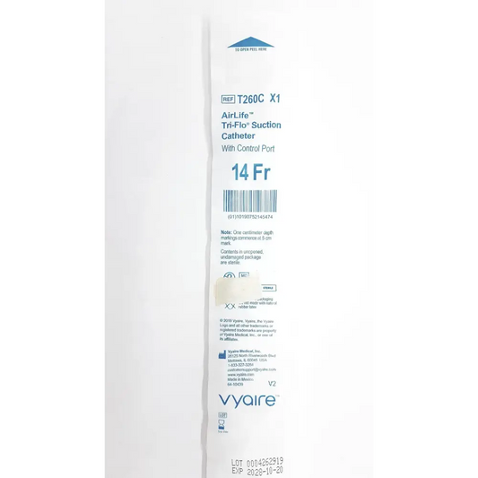 Tri-Flo Suction Catheter With Control Port Ref. T260C X1 - Exp 2028