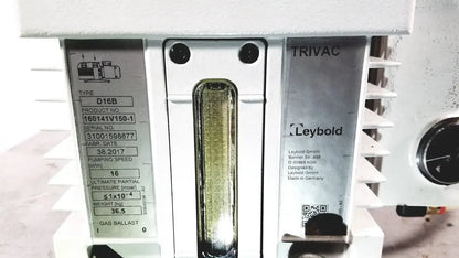 Trivac Leybold D16B Rotary Vane Vacuum Pump