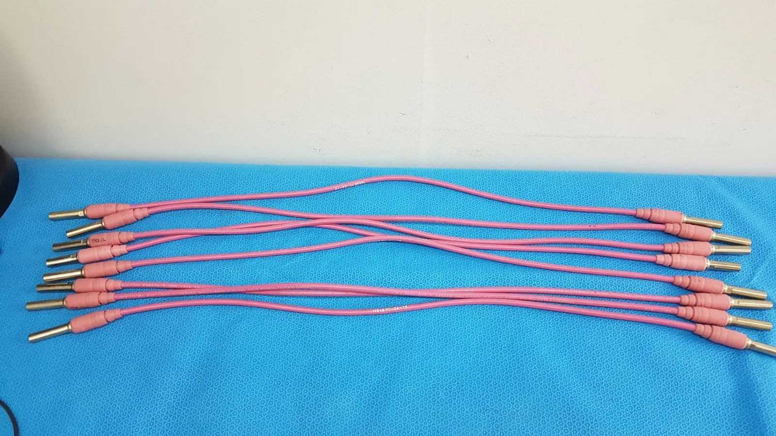 Trompeter 14949-PCW-24-75 Pink 75 Ohm Video Patch Cord lot of 08