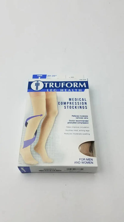 Truform Leg Health Large Medical Compressiion Stockiings Beige 20-30 - Compression Stockings