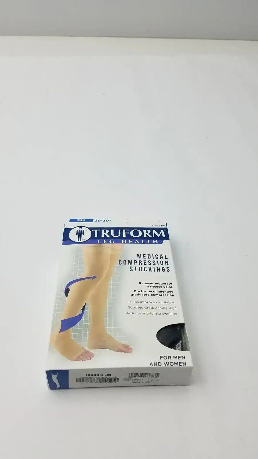 Truform Leg Health Medium Medical Compressiion Stockiings Black 20-30 - Compression Stockings