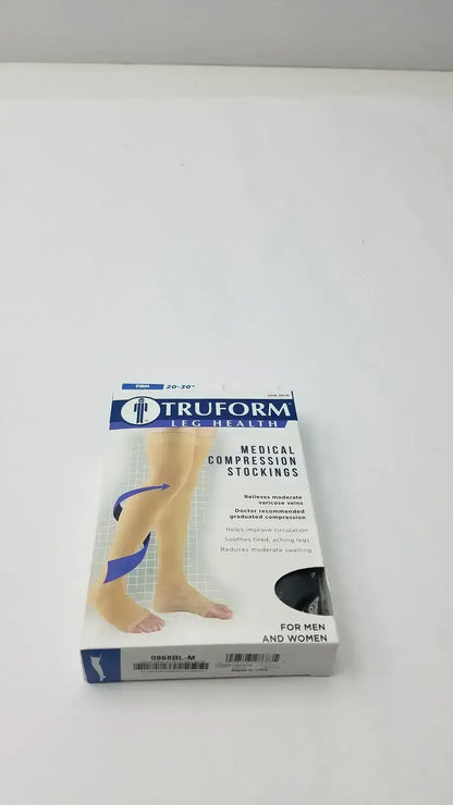 Truform Leg Health Medium Medical Compressiion Stockiings Black 20-30 - Compression Stockings
