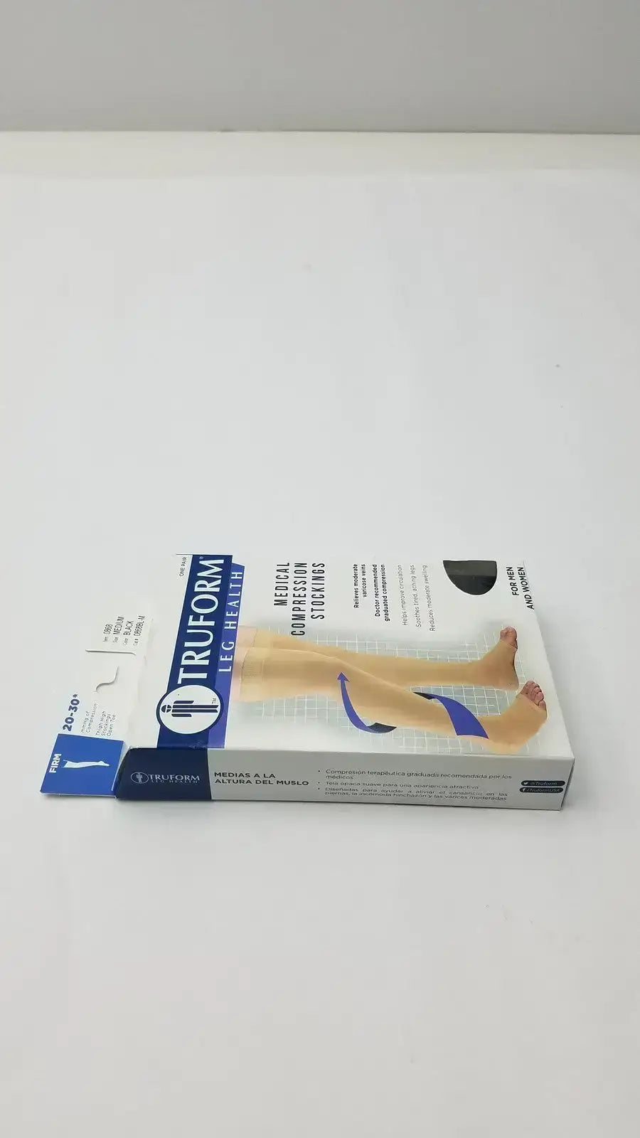 Truform Leg Health Medium Medical Compressiion Stockiings Black 20-30 - Compression Stockings
