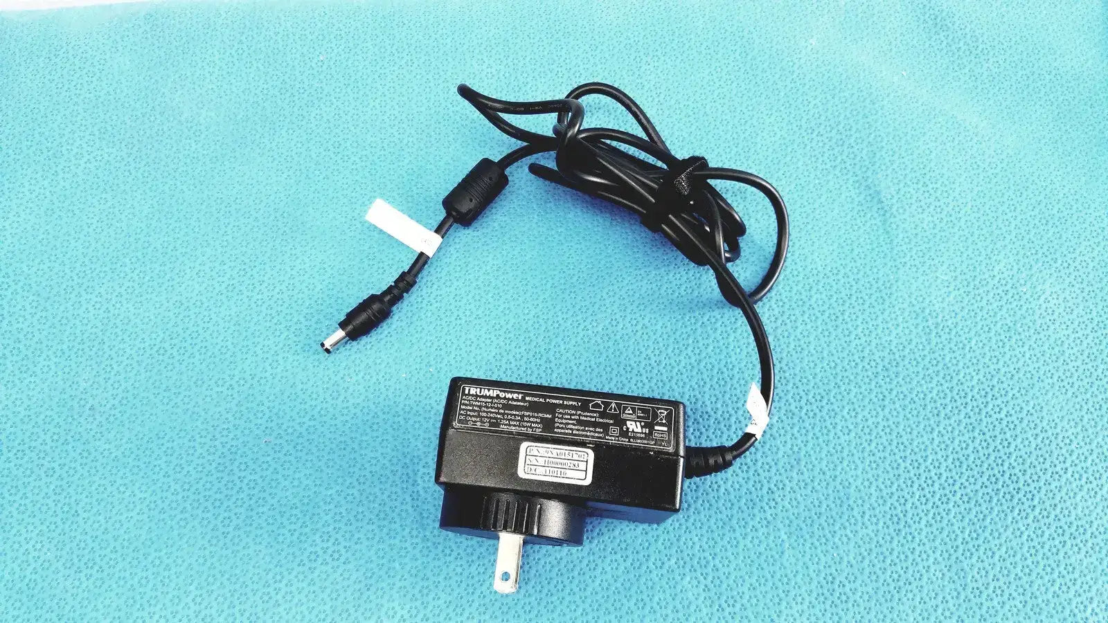 TrumPower Medical Power Supply AC/DC Adapter FSP015-RCMM 12V 1.25A