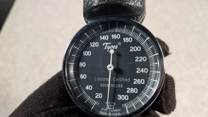 Tycos Hand Aneroid Gauge Lifetime Certified 8906132288 - Blood Pressure