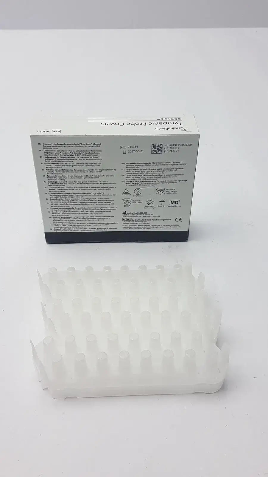Tympanic Thermometer Probe Covers Genius Cardinal Covidien 303030