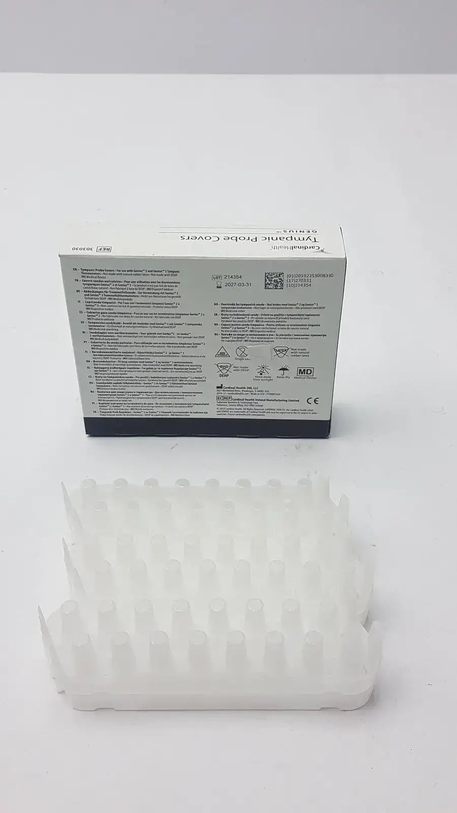 Tympanic Thermometer Probe Covers Genius Cardinal Covidien 303030