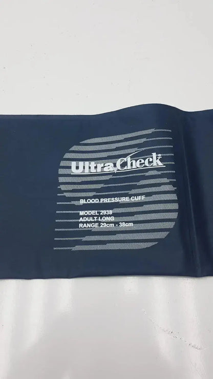 Dark blue ultracheck pressure cuff model 2938 adult long size 29cm to 38cm for accurate blood pressure measurement
