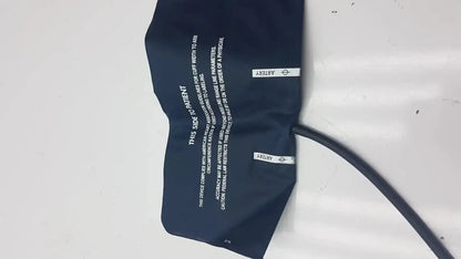 Navy blue ultra check blood pressure cuff u2635 latex free with black tubing and white printed instructions for blood pressure use
