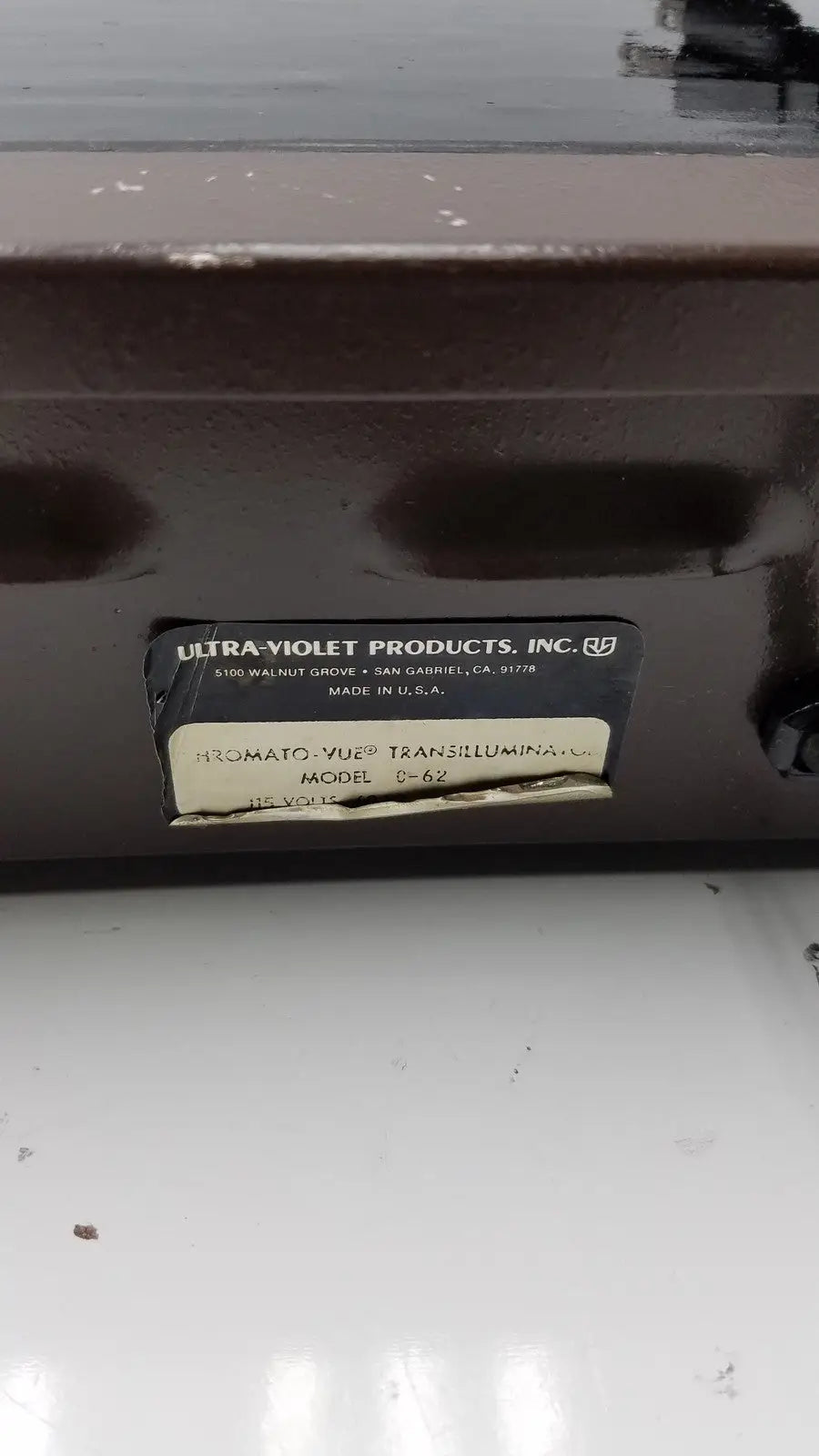 Ultra-Violet Products Chromato-Vue Transilluminator C-62