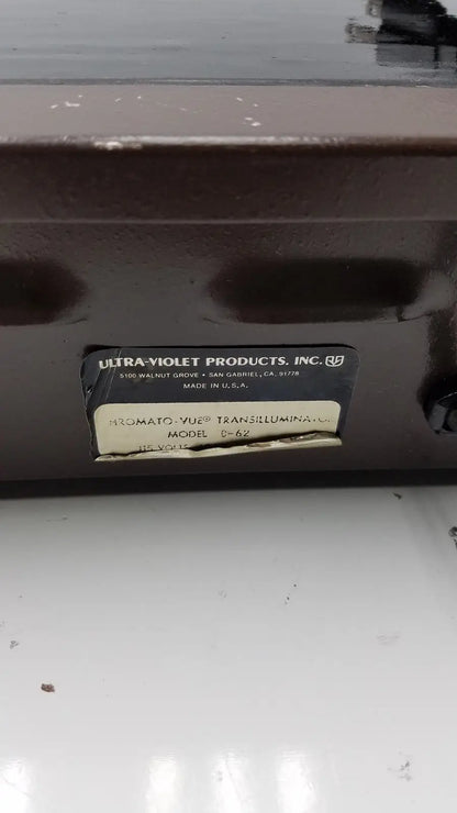 Ultra-Violet Products Chromato-Vue Transilluminator C-62