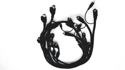 Unbranded Lot of Black Link Cables or Stereo Remote Adapter - & Adapters