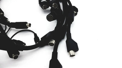 Unbranded Lot of Black Link Cables or Stereo Remote Adapter - & Adapters