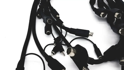 Unbranded Lot of Black Link Cables or Stereo Remote Adapter - & Adapters
