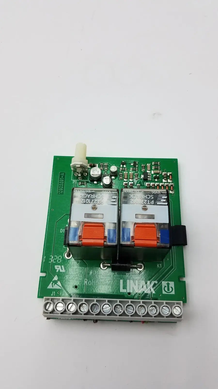 Used LINAK 10905891-A Board Unit with 2 Schrack PT271012 Relays - Control