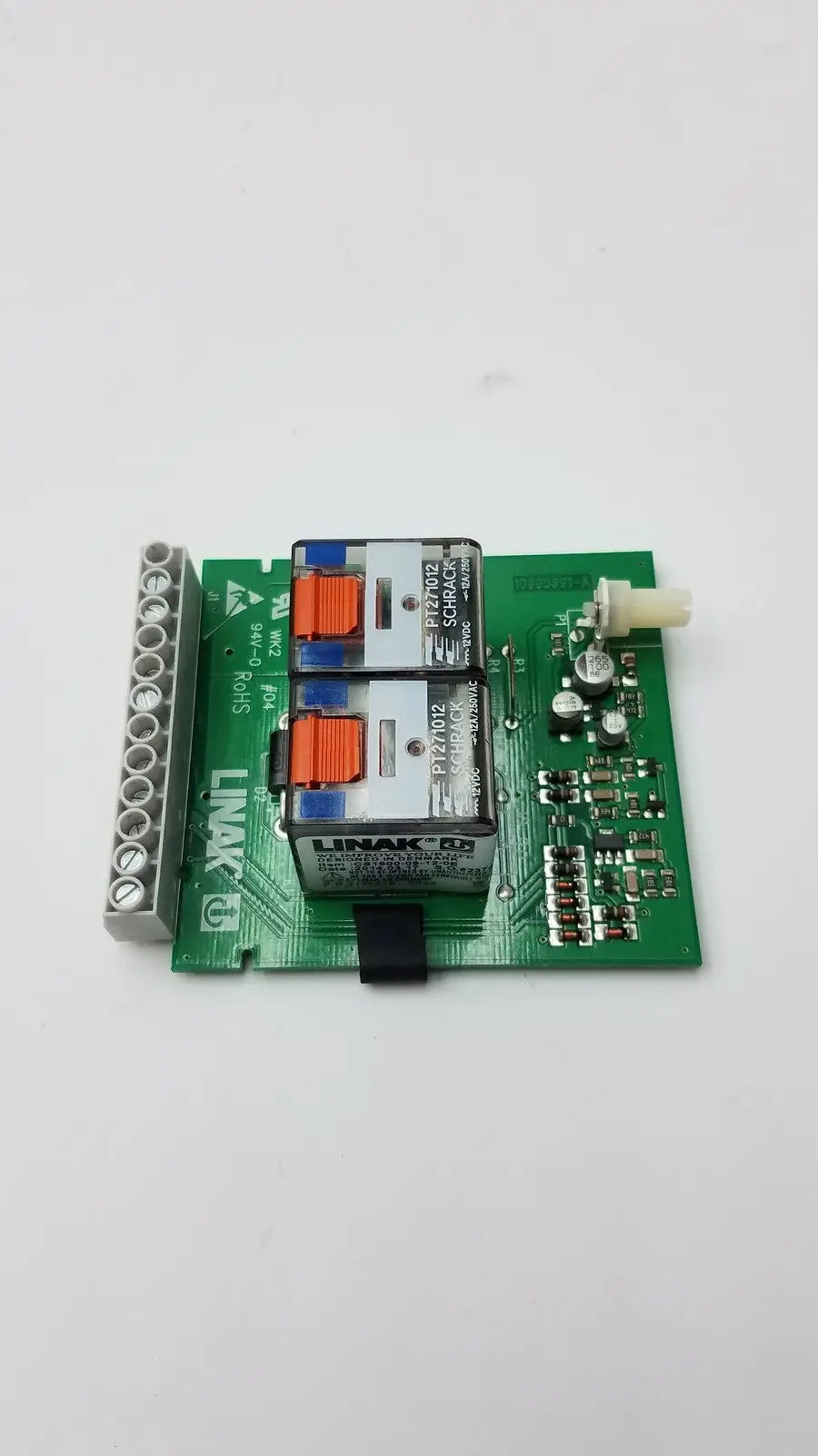 Used LINAK 10905891-A Board Unit with 2 Schrack PT271012 Relays - Control