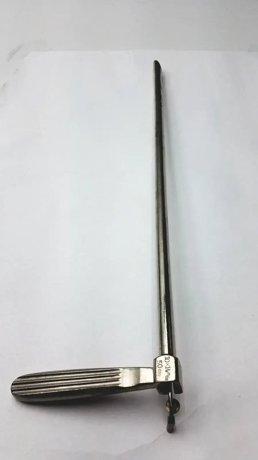V. Mueller 10 x 14mm 50cm Rigid Bronchoscope Stainless Steel w/ Light Carrier