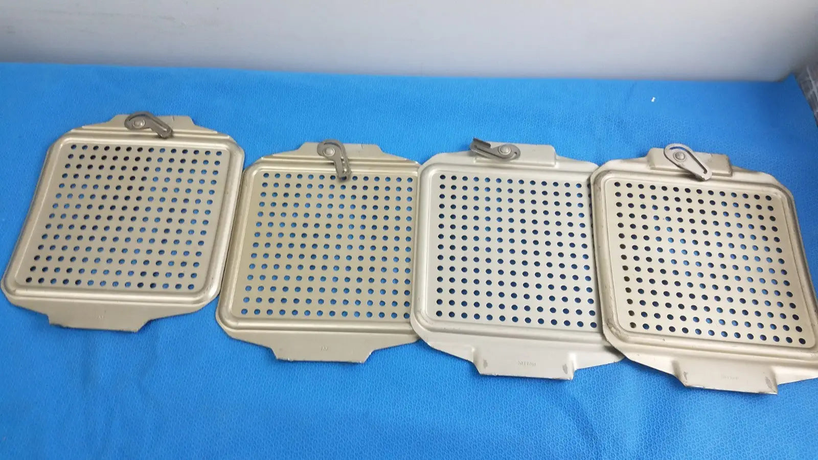 V. Mueller Genesis Sterilization Case Top Retention Plate Lot of 4