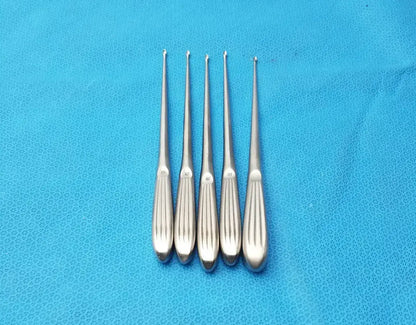 V. Mueller OS993-004 Bruns Straight Curette for Orthopedic Lot of 5