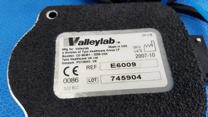 Valleylab E6009 Bipolar Footswitch Foot Pedal IPX8 Long Cable 3-Pin