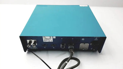 Teal valleyslab force argon ii-20 gas delivery unit with black rear panel and multiple ports for gas delivery use