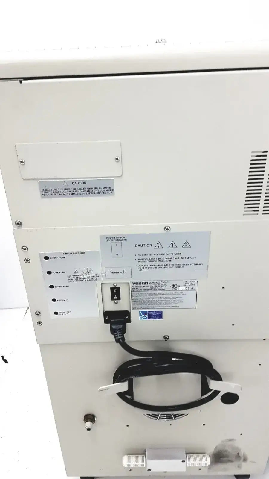 Varian Mass Spectrometer Leak Detector - Model 9A7