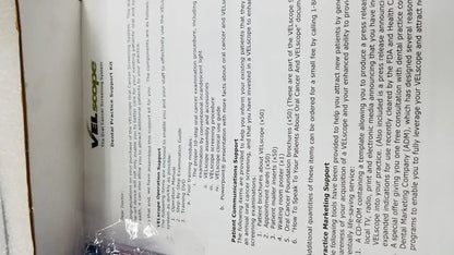 VELscope Mucosal Examination System Model V1 PN 20-1089 Complete Kit
