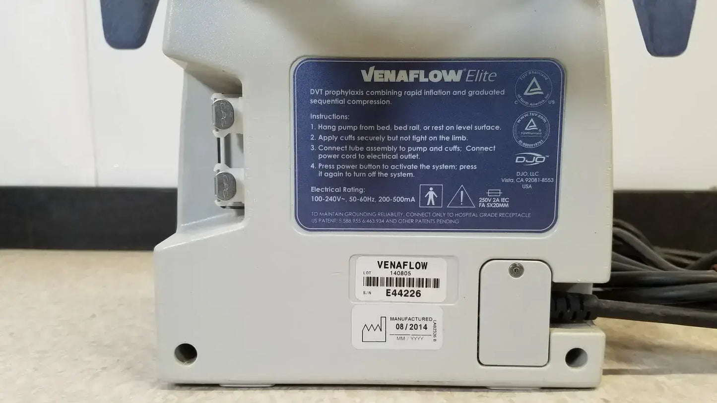 Venaflow Elite Aircast 6 west DVT Vascular Pump