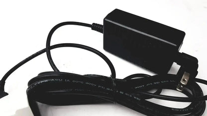 Black plastic power adapter with coiled cable for verathon 0570-0155 bladderscan charging cradle
