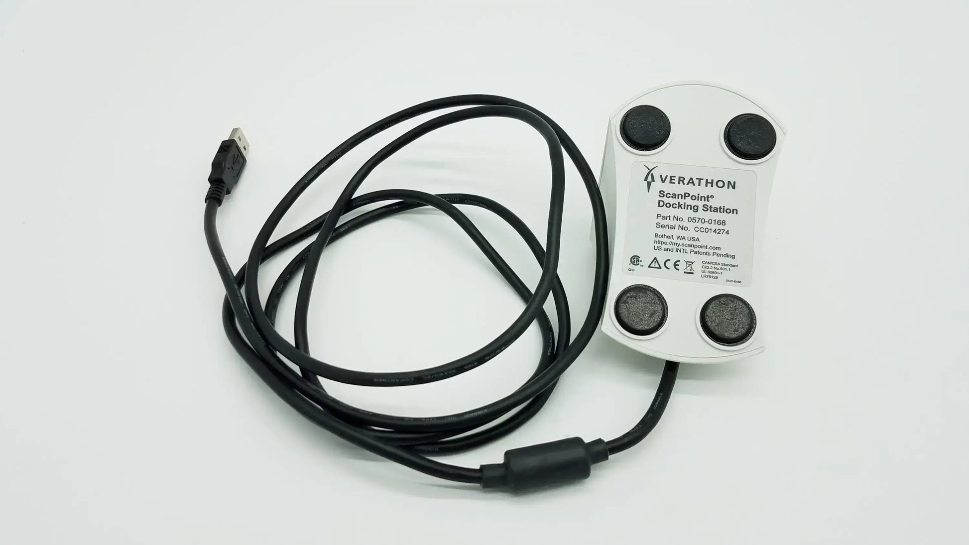 Verathon 0570-0168 BladderScan Probe Scan Point USB Docking Station