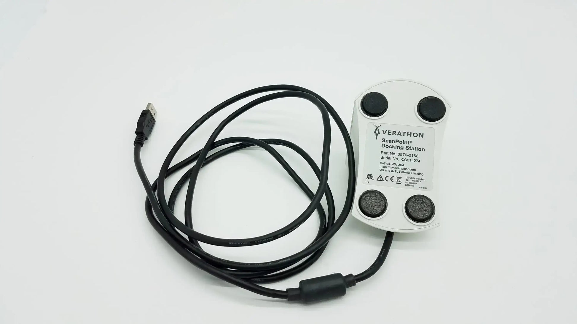 Verathon 0570-0168 BladderScan Probe Scan Point USB Docking Station