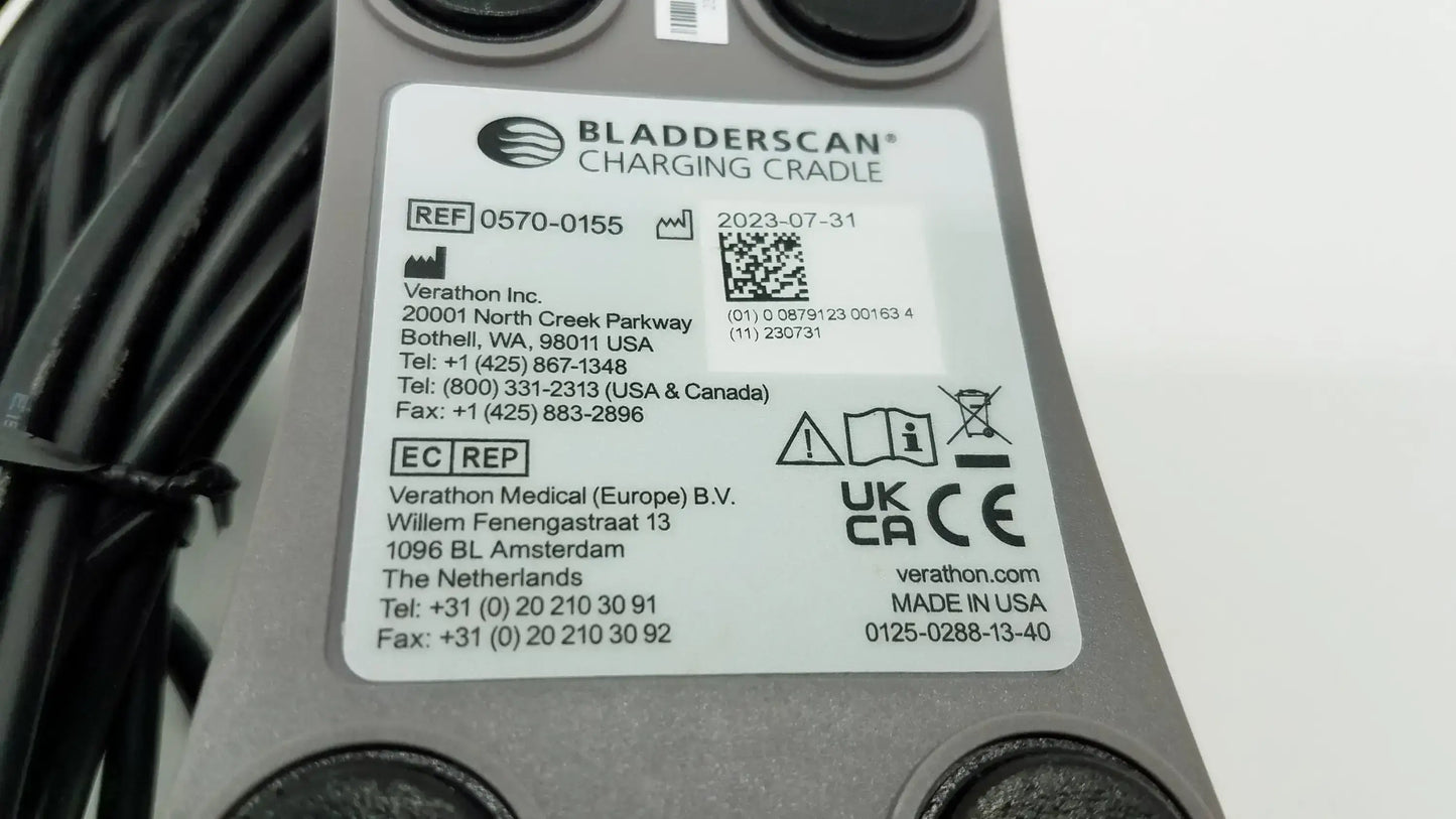 Verathon BladderScan 0570-0155 Charging Cradle With Power Supply