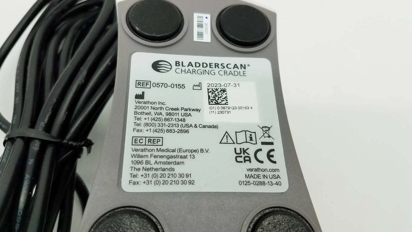Verathon BladderScan 0570-0155 Charging Cradle With Power Supply
