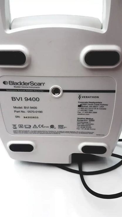 Verathon BladderScan Portable Bladder Scanner BVI 9400