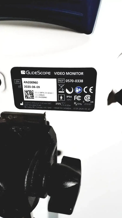 Verathon Glidescope Cobalt AVL Monitor Video Laryngoscope Display Unit