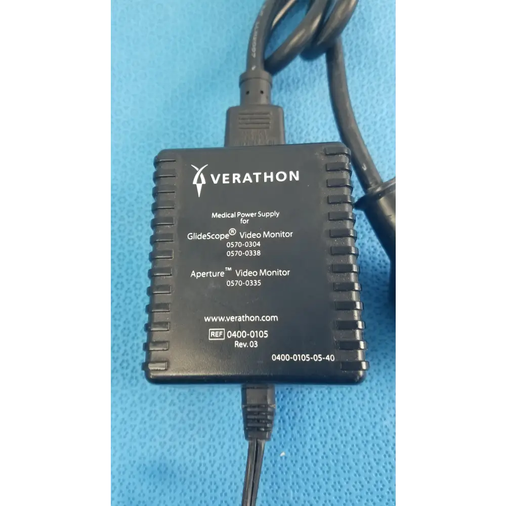Verathon GlideScope Medical Power Supply for Video Monitor Systems