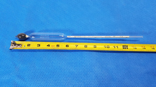 Vintage Brew and Mash Tester Glass Beer Hydrometer 600/60 Specific Gravity - Laboratory