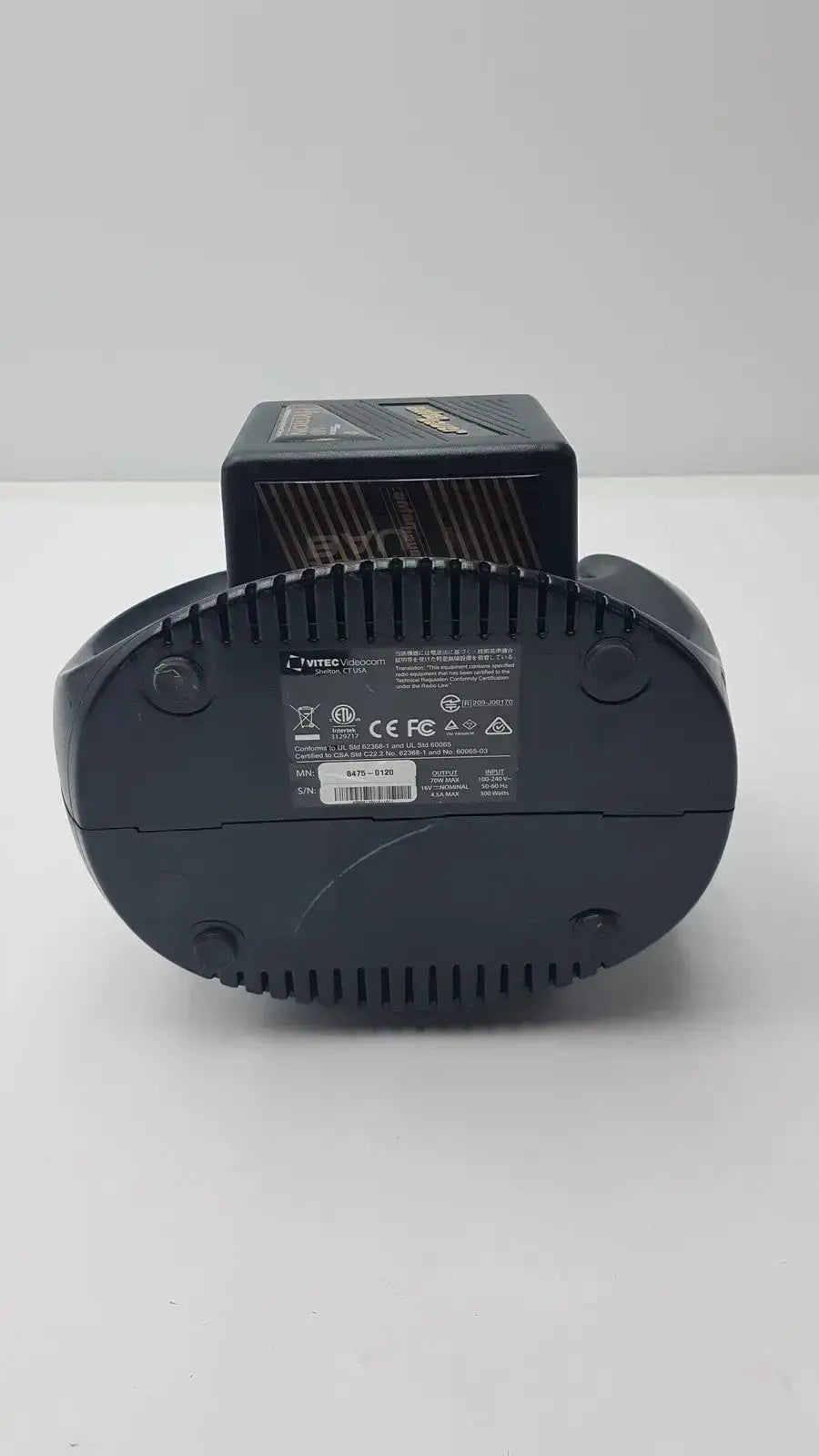 Vitec Videocam 8475-0120 Anton Bauer Charger Hytron 140 - Battery