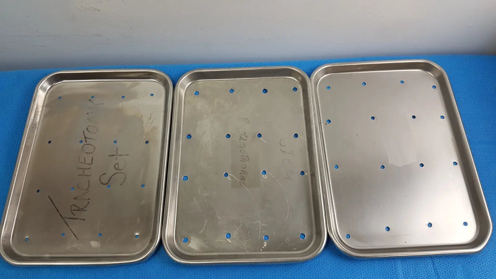 Vollrath Ware Stainless Steel Perforated Instrument Trays