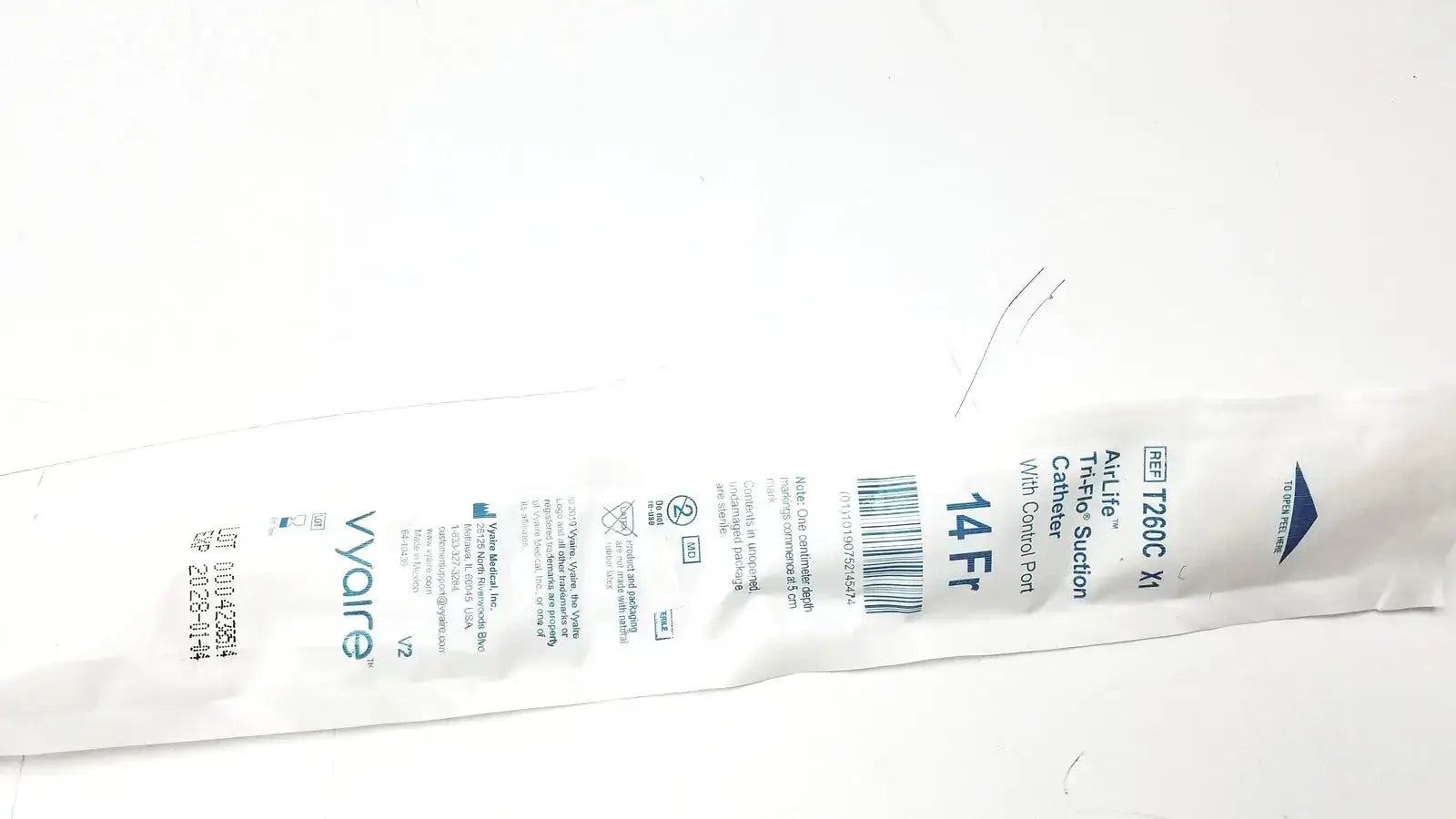 Vyaire AirLife Tri-Flo Suction Catheter 14Fr (T260C X1)